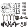 Engine Overhaul Rebuild Kit+ Crankshaft Rods Hyundai Hyundai Elantra 2.0L Kia