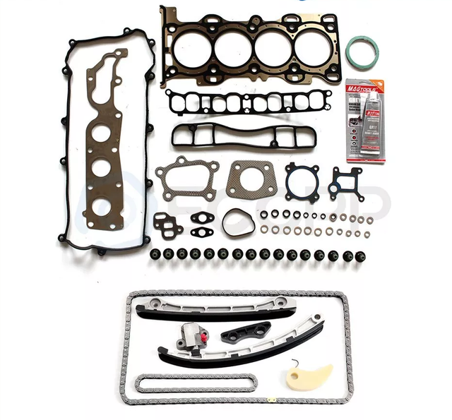 Engine Timing Chain Kit Head Gasket Set GM Fits 2007-2013 Mazda 3 6 CX-7 2.3L DOHC